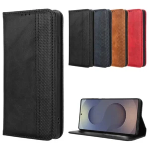 Für Samsung Galaxy S25 Ultra Hülle Stoßfest Magnet Leder Wallet Stand Cover - Bild 1 von 16