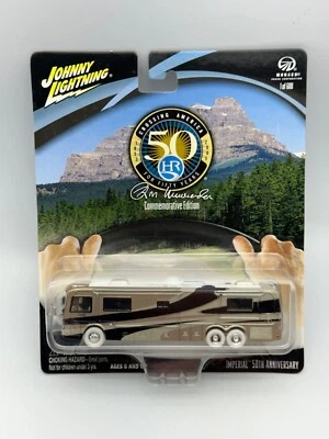 Johnny White Lightning Monaco Imperial Motorhome Camper, 50th Anniversary, 1:64 - Image 1 of 4