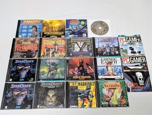 Lot of 16 PC Computer Games + Demos - StarCraft Mech Warrior 2 Duke Nukem 3D - Picture 1 of 1