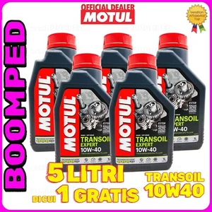 5 LT MOTUL TRANSOIL EXPERT 10W-40 EMBRAGUE EN BAÑO DE ACEITE MOTO 2T 4T 05MO02 - Imagen 1 de 5