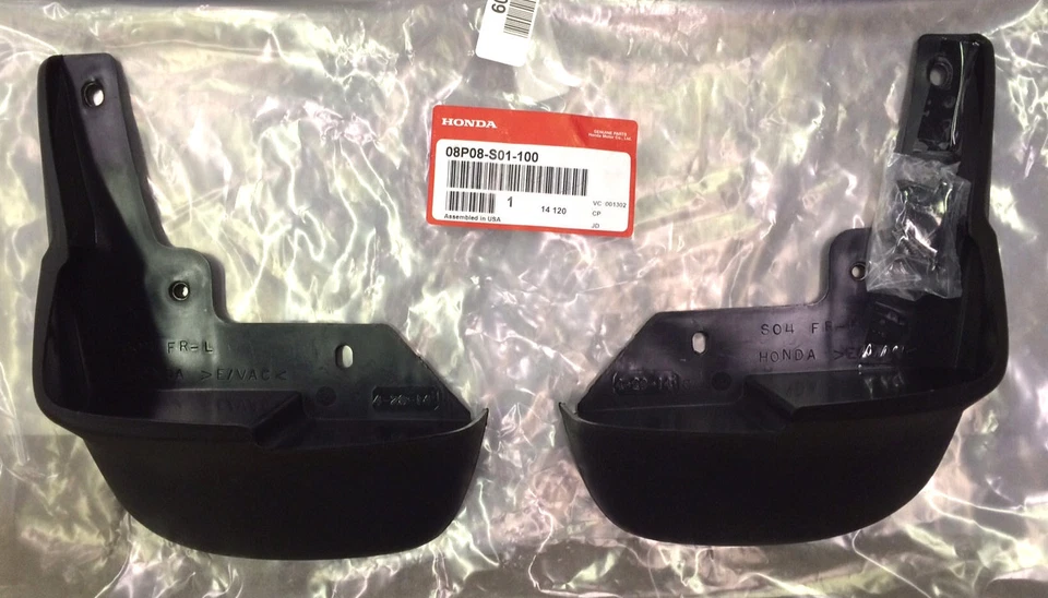 Genuine OEM Honda Civic 2dr 3dr 4dr Front Splash Guard Set 1996-1998 S01 Mud - Image 1 of 1