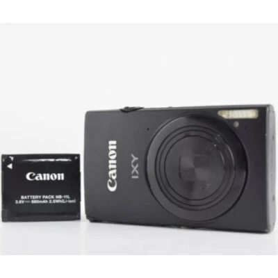 Canon IXY 420F PowerShot ELPH 320 HS IXUS 240 HS 16.1MP Digital Camera-Black - Image 1 of 4