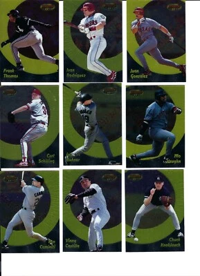 Lote de 20 tarjetas de béisbol Bowman's Best 1998 - estrellas y veteranos de la MLB Foto 1 de 2
