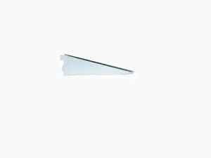 14.86 Inch" White Double Track Bracket Blue Hawk 4 Pack - Picture 1 of 1