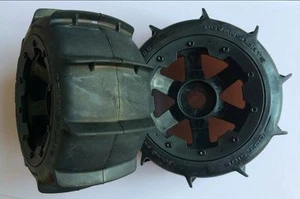 HPI Baja 5B 5T 5SC Losi 5ive T Sand Paddle Wheels Tires fits ROVAN King Motor - Picture 1 of 5