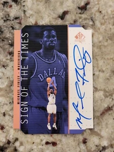 1998-99 SP Authentic Sign of the Times Bronze Michael Finley #MI Auto - Picture 1 of 2