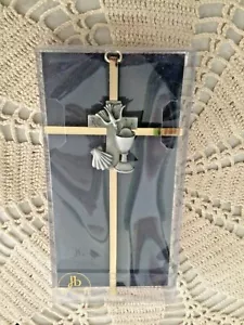 "RCIA WALL CROSS" Disegnato = James Brennan 7" H, Ottone/Pewter Center NUOVO in scatola - Foto 1 di 4