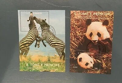 St Thomas 1992 SS - 1054T & 1054U CTO - Image 1 of 2