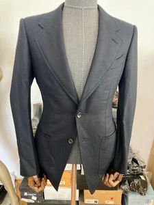 80%OFF 4.000$ NWOT TOM FORD WOOL SUIT JACKET BLACK 48IT FITS MEDIUM - Picture 1 of 12