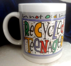I'm Not Old I'm a Recycled Teenager Kaffeebecher Neuheit 10oz Keramik - Bild 1 von 8