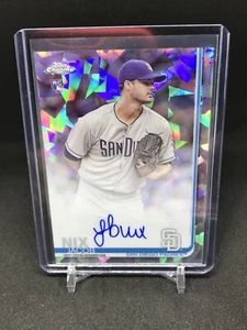 2019 Topps Chrome Sapphire Jacob Nix Rookie Auto Padres - Picture 1 of 2