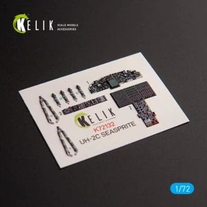 UH-2C SEASPRITE. Calcomanías interiores 3D (para utilería transparente) escala 1:72 KeliK K72132 - Imagen 1 de 5