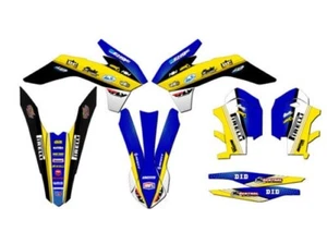 2014 EXC RICOCHET Blue Senge Graphics Kit Compatible with KTM - Picture 1 of 4