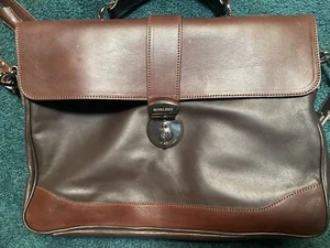 Borlino  Italian leather satchel NWT - Picture 1 of 12