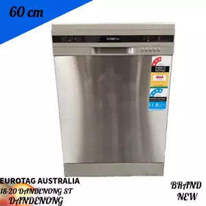 EUROTAG FREESTANDING DISHWASHER 60CM | STAINLESS STEEL BRAND NEW 1 Years War. π₯ - Picture 1 of 5