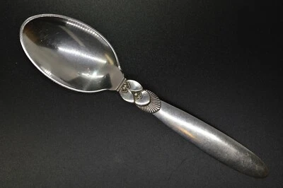 Cucharadita grande de plata de ley Georg Jensen Cactus - 6" - 35 g - sin mono Foto 1 de 4