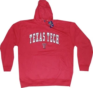 Texas Tech Red Raiders Adult OVB Slim Fit Hooded Sweatshirt Clearance New Tags - Picture 1 of 2