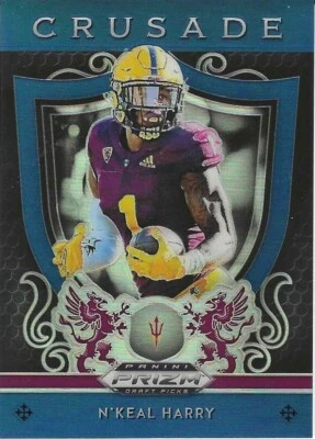 2019 Panini Prizm Draft Picks - Crusade - Prizms Blue - #8 - N'KEAL HARRY  - Image 1 of 2