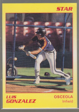 1989 Star Company #15: Luis Gonzalez