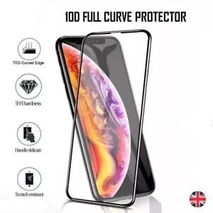 Samsung Galaxy A10 (2019) Curved Tempered Glass Gorilla Screen Protector Guard - Picture 1 of 11