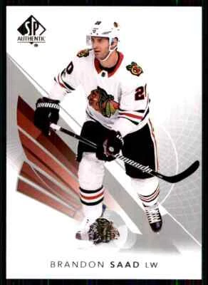 2017-18 Upper Deck SP Authentic Brandon Saad #23 - Image 1 of 2
