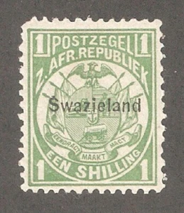 Swaziland 1889, Overprinted 1/ sh, Scott # 5,VF MLH*OG - Picture 1 of 2