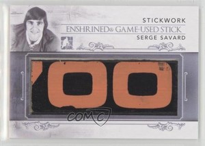 2013-14 ITG Stickwork Enshrined Game-Used Stick Silver Serge Savard #EGUS-42 HOF