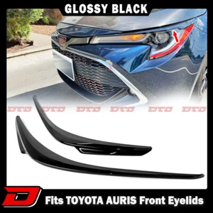 Painted Black Fits Toyota Corolla Auris E210 Hatchback Front Eyelids Cover 2025 - Picture 1 of 7