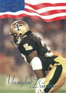 GRANDES DEL MUNDO Vaughn Dunbar INSERTRC SAINTS Indiana HOOSIERS - Imagen 1 de 1