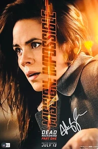 Hayley Atwell Signed 12x18 Mission Impossible Photo Poster Beckett Witnessed - Picture 1 of 1