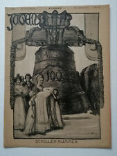 ORIGINAL Titelseite Titelblatt aus JUGEND Hirth 1899 Nummer 52 Angelo Jank K103