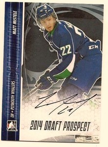MATT MISTELE 2014 LEAF IN THE GAME ITG DRAFT PROSPECTS ON CARD SILVER AUTO