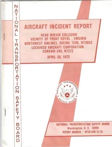 Incident Report - NTSB - Northwest B720B Lockheed CV 240 Virginia - 1972 (MN186) - Bild 1 von 1