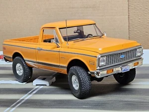 GMP ACME 1:18 1972 CHEVROLET K10 4X4 PICKUP TRUCK ORANGE 250 MADE A1807213AC