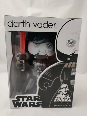 HASBRO 2008 STARS WARS MIGHTY MUGGS DARTH VADER UNMASKED FIGURE NEW IN PACKAGE - Image 1 of 4
