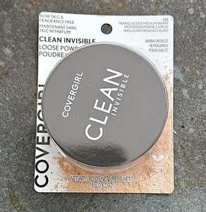 Covergirl #130 TRANSLUCENT MEDIUM WARM Clean Invisible Loose Powder .63 oz. NIP! - Picture 1 of 2