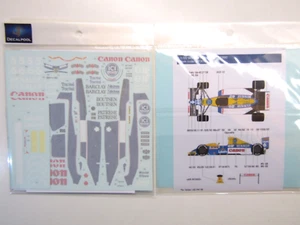 Decalpool 1/20 Williams FW11 90 Boutsen/Patresé Decal Sheet DP303 for Tamiya Kit - Picture 1 of 3