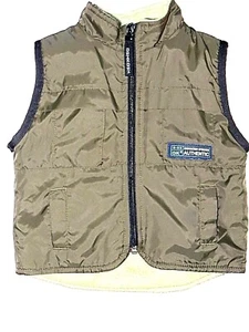 Chaleco OshKosh B'Gosh Niño Talla 18 Meses Verde Oscuro Cremallera Cierre - Imagen 1 de 4