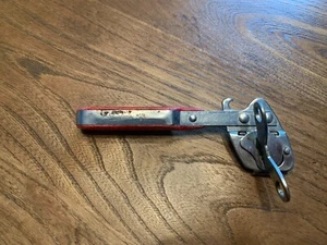 Vintage "Vaughann's" Can Opener- mid century- made in the USA- Red handle - Picture 1 of 4