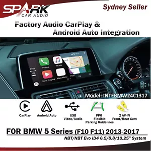 ESPEJO RETROVISOR AUTOMÁTICO CP INALÁMBRICO CARPLAY ANDROID PARA BMW SERIE 5 NBT EVO ID4 2013-2017 - Imagen 1 de 1