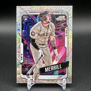 2024 Topps Cromo Cósmico JACKSON MERRILL RC Núcleo Refractor SSP Novato 🔥🔥🔥 - Imagen 1 de 5
