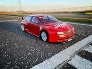 RC Body Sheel 1/5 Alfa Romeo 156 for FG 530mm Wheelbase 1.5mm Thk Clear - Picture 1 of 3