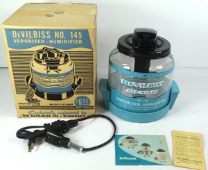 DeVilBiss No. Humidificador vaporizador 145 vintage con caja, manual probado - funciona muy bien - Imagen 1 de 20
