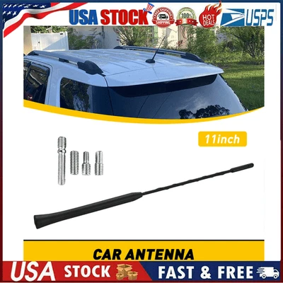 11" Antenna Black Power Mast Radio AM/FM for FORD EXPLORER 2011-2020 Brand New - Image 1 of 4