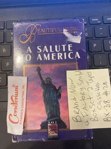 A SALUTE TO AMERICA 2 Cassette Tape Set Sealed NEW Performed By 101 Strings - Picture 1 of 3
