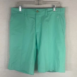J.Lindeberg Golf Shorts Mens 31 Green Lightweight Chino Activewear Performance - Picture 1 of 9