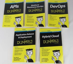 DUMMIES IBM LIMITED EDITION BOOKS: Lot of 5 for  DevOps APSs Hybrid Cloud + More - Bild 1 von 15