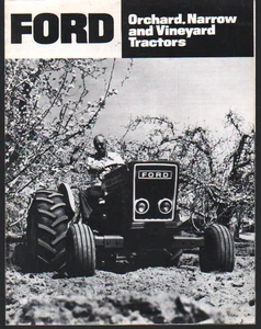 FORD Orchard, Narrow and Vineyard Tractors Brochure Leaflet - Picture 1 of 1