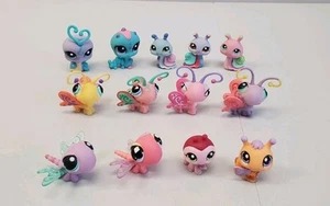 Littlest Pet Shop Insetto Insetto Lotto di 13 Farfalla Libellula Lumaca Insetti - Foto 1 di 7