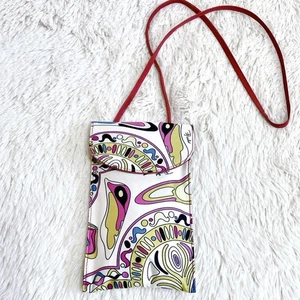 Emilio Pucci Pucci pattern shoulder bag sacoche pochette all-over pattern Japan - Picture 1 of 12
